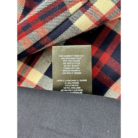 Oat NY Plaid Ankle Pants 30x26 Pockets Clueless Preppy Academia Red - Picture 7 of 11